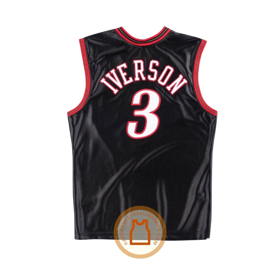 Allen Iverson Philadelphia 76ers 2000-2001 NBA Finals Authentic Jersey ...
