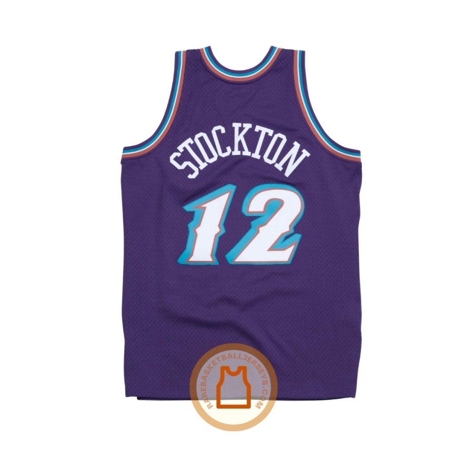 prod John Stockton Utah Jazz 1996-1997 Authentic Jersey