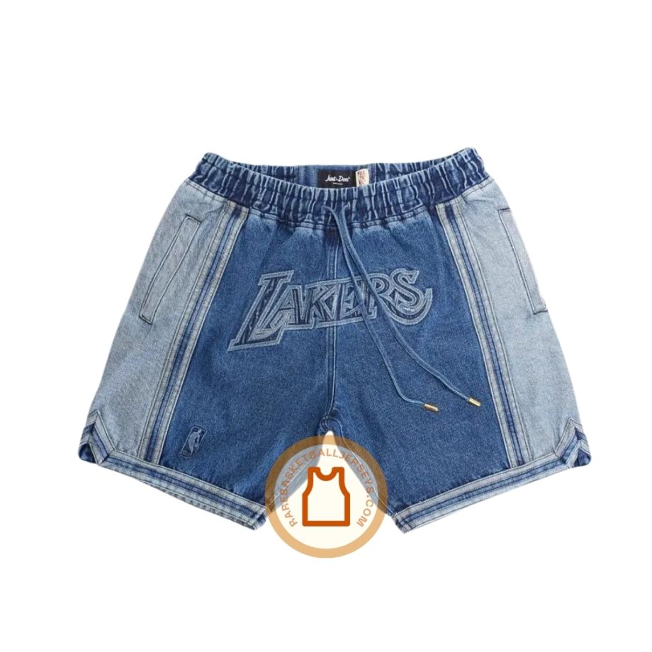prod Los Angeles Lakers Denim Edition Just Don Shorts