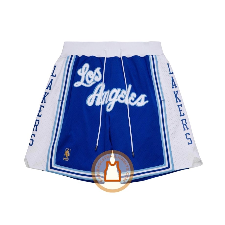 prod Los Angeles Lakers 1996-1997 Authentic Blue Shorts