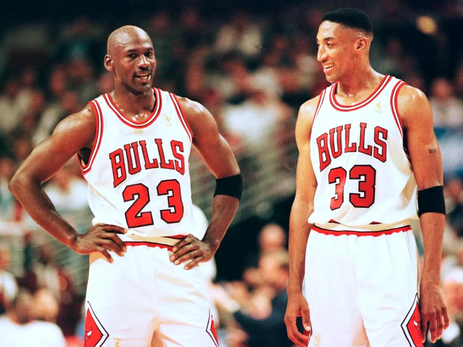 prod Scottie Pippen Chicago Bulls 1997-1998 White Authentic Jersey