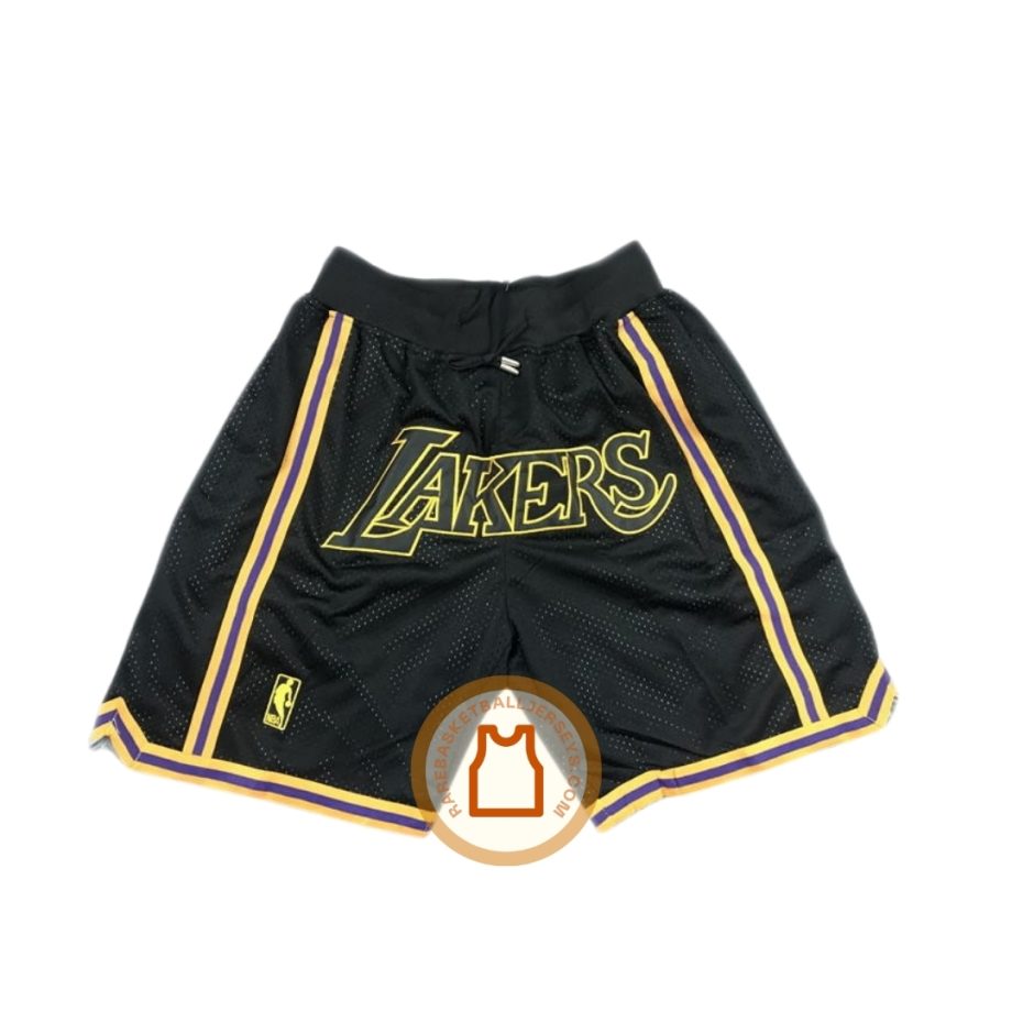 prod Los Angeles Lakers 1996-1997 Black Just Don Shorts