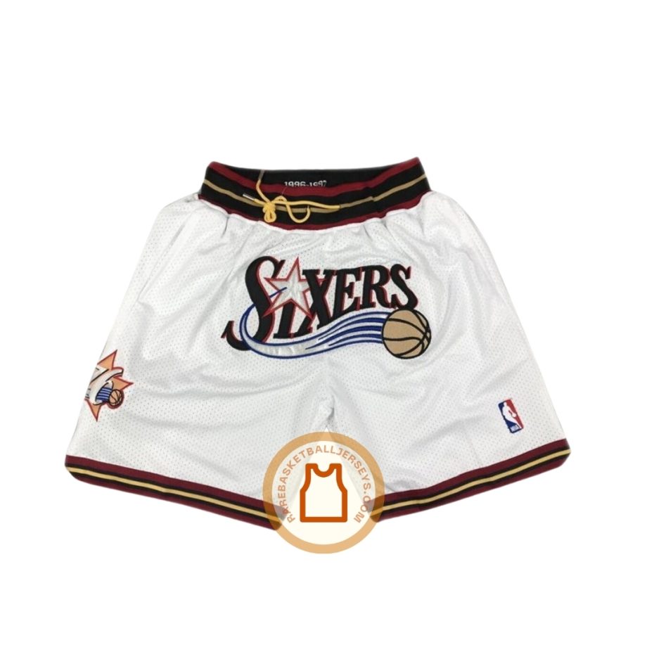 prod Philadelphia 76ers 2002-2003 White Just Don Shorts