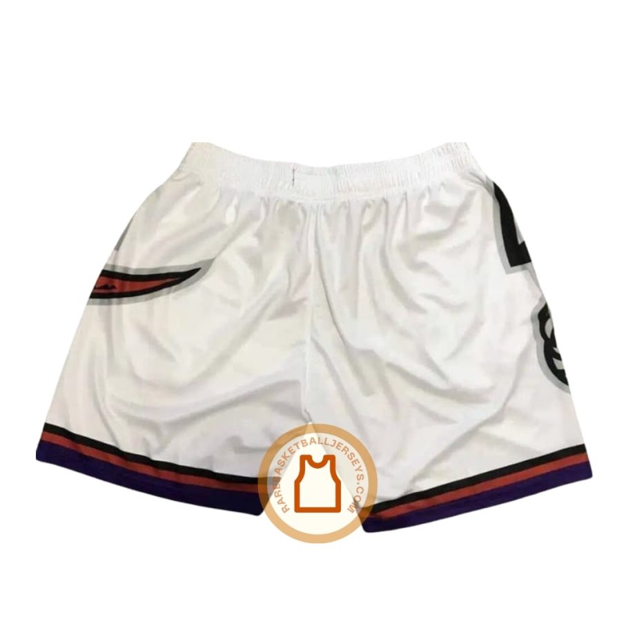 Toronto Raptors Big Face M&N White Authentic Shorts